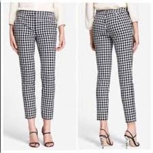 Adrianna Papell Kate Fit Gingham Cropped Pants.  Size 8.